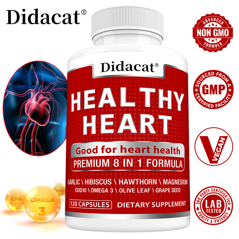 Health With Wellness - Heart Health Capsules with CoQ10 Omega-3