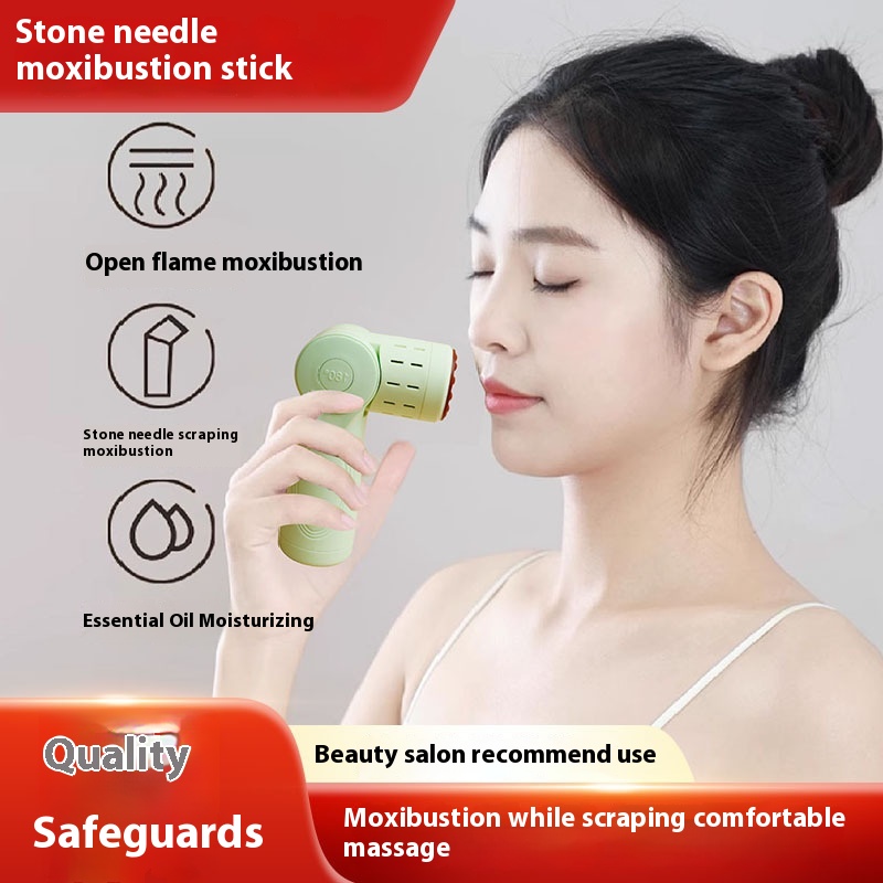 Health With Wellness - Moxibustion Scraping Massager Instrument Portable Intelligent