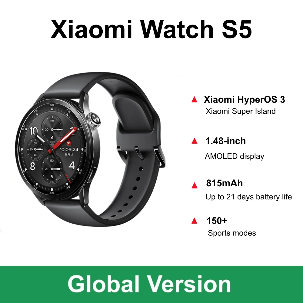 Xbody Health & Wellness Functional Integrative Medicine Office & Medical Spa - Global Version Xiaomi Watch S5 Smartwatch