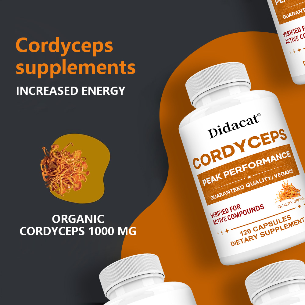 Cordyceps Mushroom Capsules 10 - Health With Wellness review and price